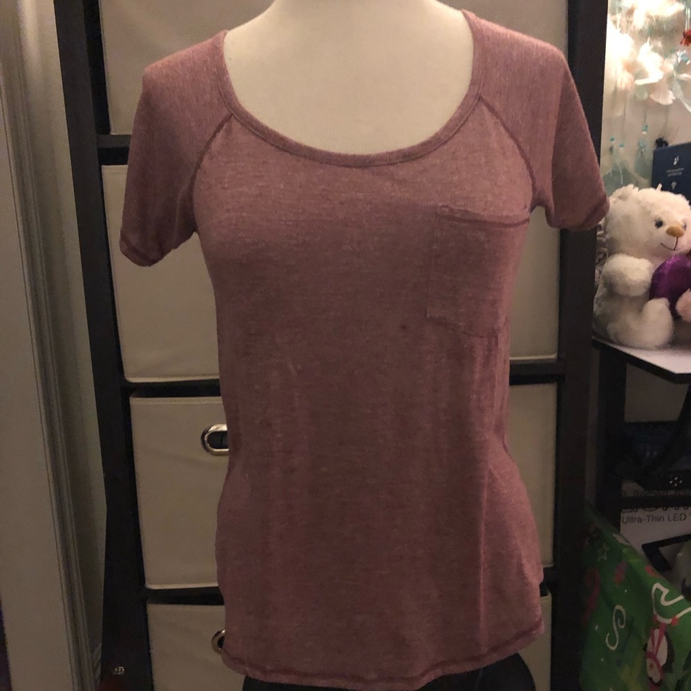SOLDSimple red staple top Charlotte Russe